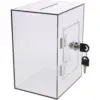 Pumping Tip Box Clear Window Mailbox Letter Post Container Boxes Donation for Fundraising Acrylic Travel 5