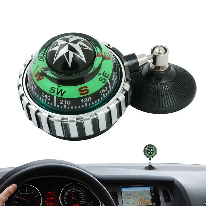 

Car Dashboard Compass automotive adjustable Spherical Dashboard Guide Compass Multi Functional Guide Ball Shaped Compass