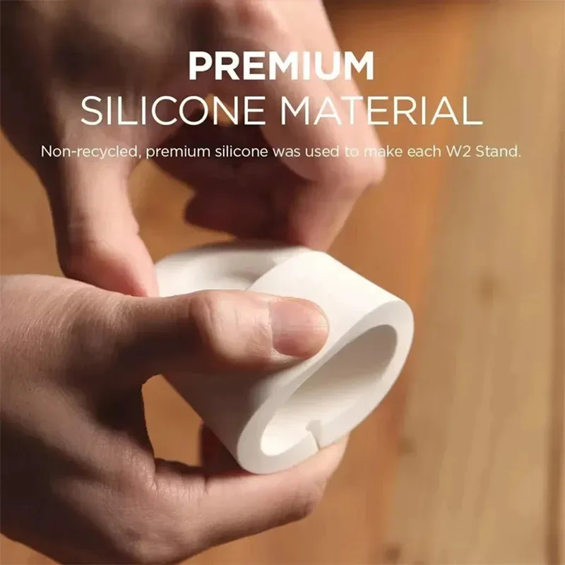 2026 Winter NEW Charger Stand For iWatch Series 9 8 Ultra 7 SE Charger Dock Station Silicone Bracket Watch Charging Cable Holder