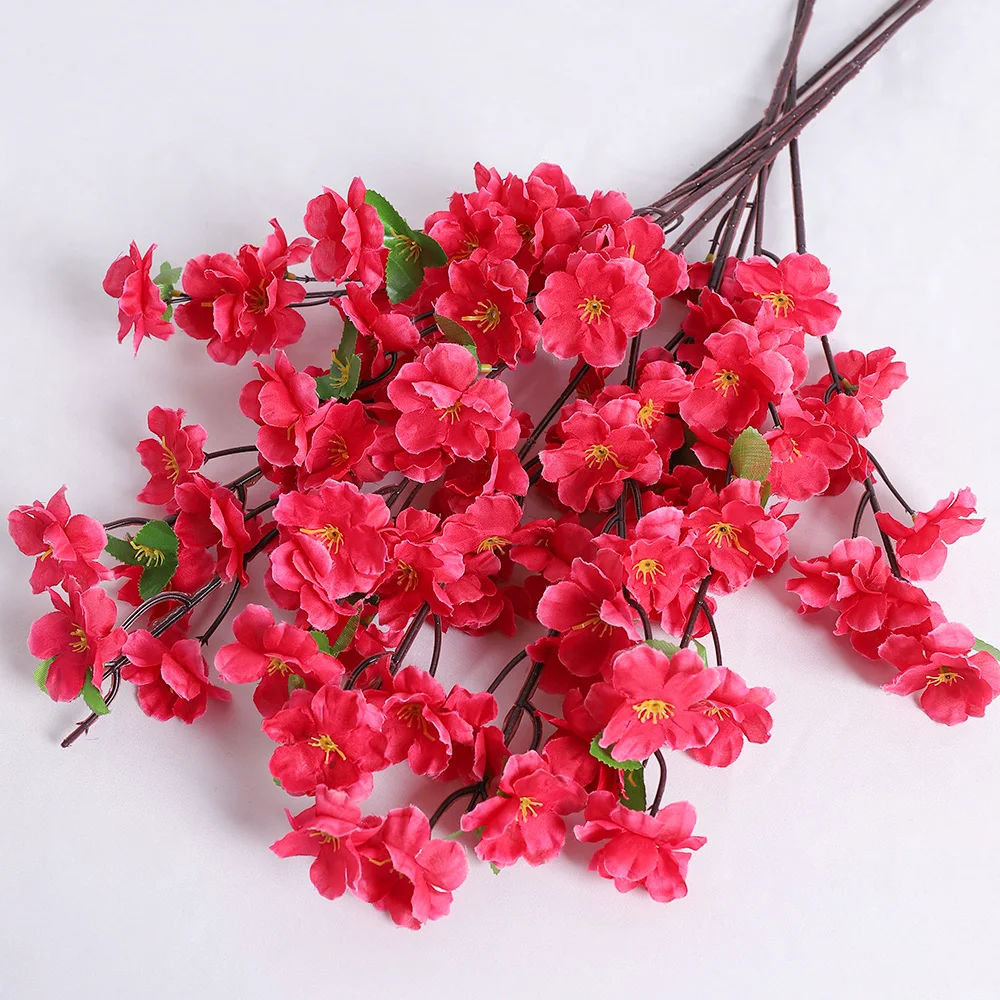 Peach Blossom Artificial Flower Bouquet Image 9