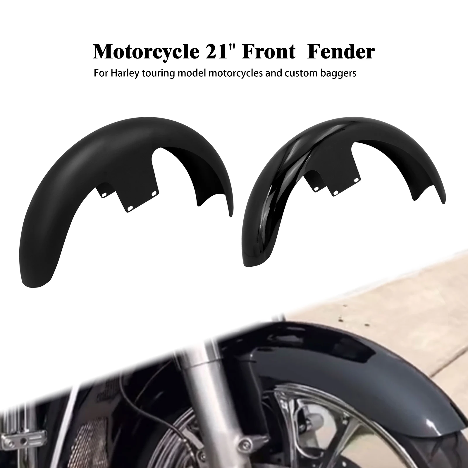 MYVPRO Garde Boue Garde-Boue Avant De Moto 21 , pour Harley pour Touring Road pour King Electra pour Glide Street Road pour King Glide Ultra Accessoires Moto MYVPRO Garde Boue Garde-Boue Avant De Moto 21 , pour Harley pour Touring Road pour King Electra pour Glide Street Road pour King Glide Ultra Accessoires Moto