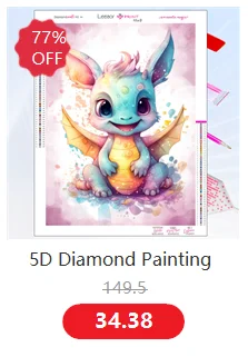 Description Picture 6 of item5D Diy Animals Art Diamond Painting Gray Rabbit On The Lawn Full Rhinestone Mosaic Embroidery Cross Stitch Kit Home Decor Gifts