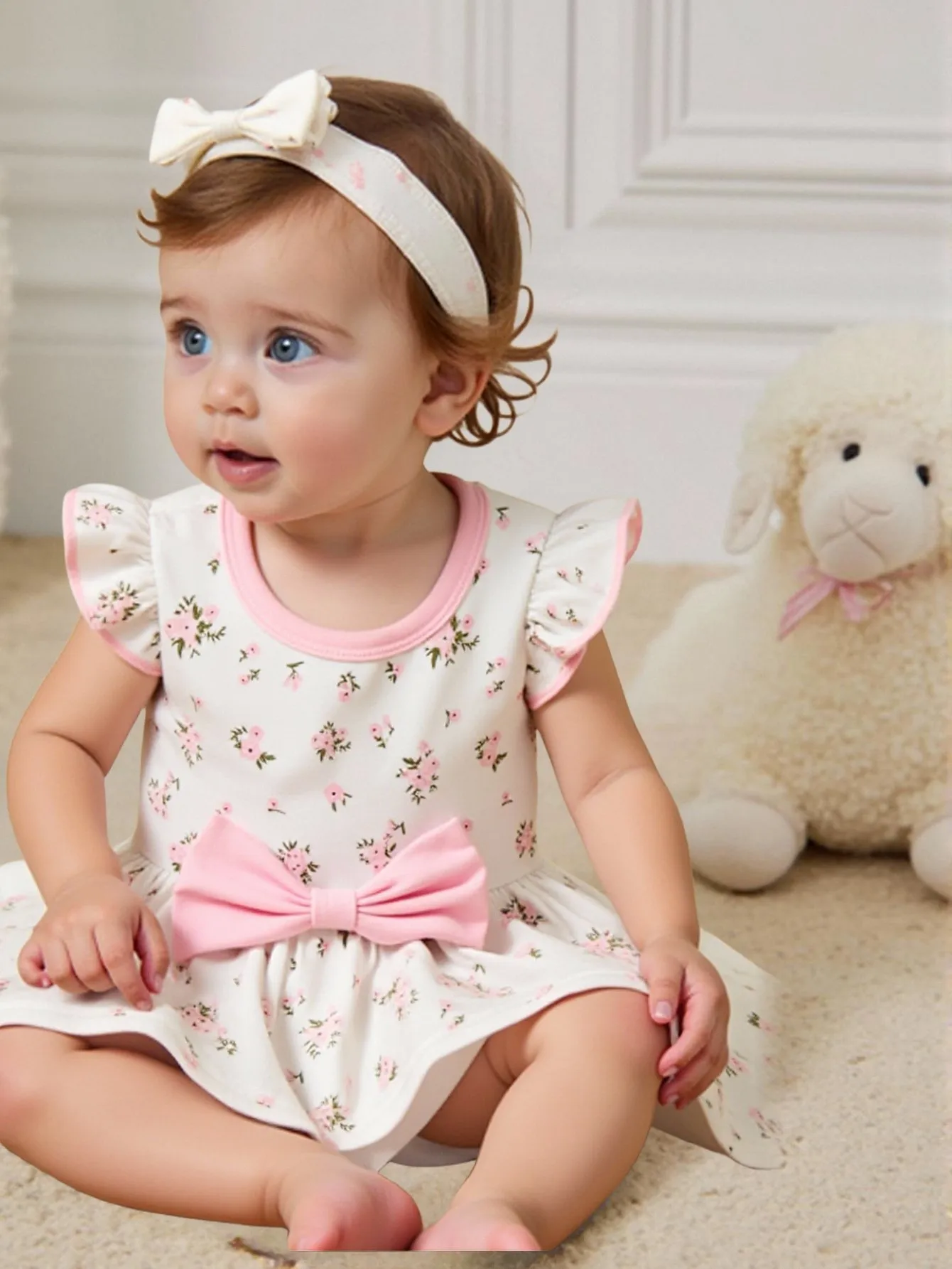 Baby Girl Floral Dress 5