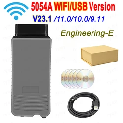 5054A WiFi USB Version Factory Wholesale Support Latest Version OD V23 Free Engineering-E V14.1 5054 Full Support V-Au-di Sk-da