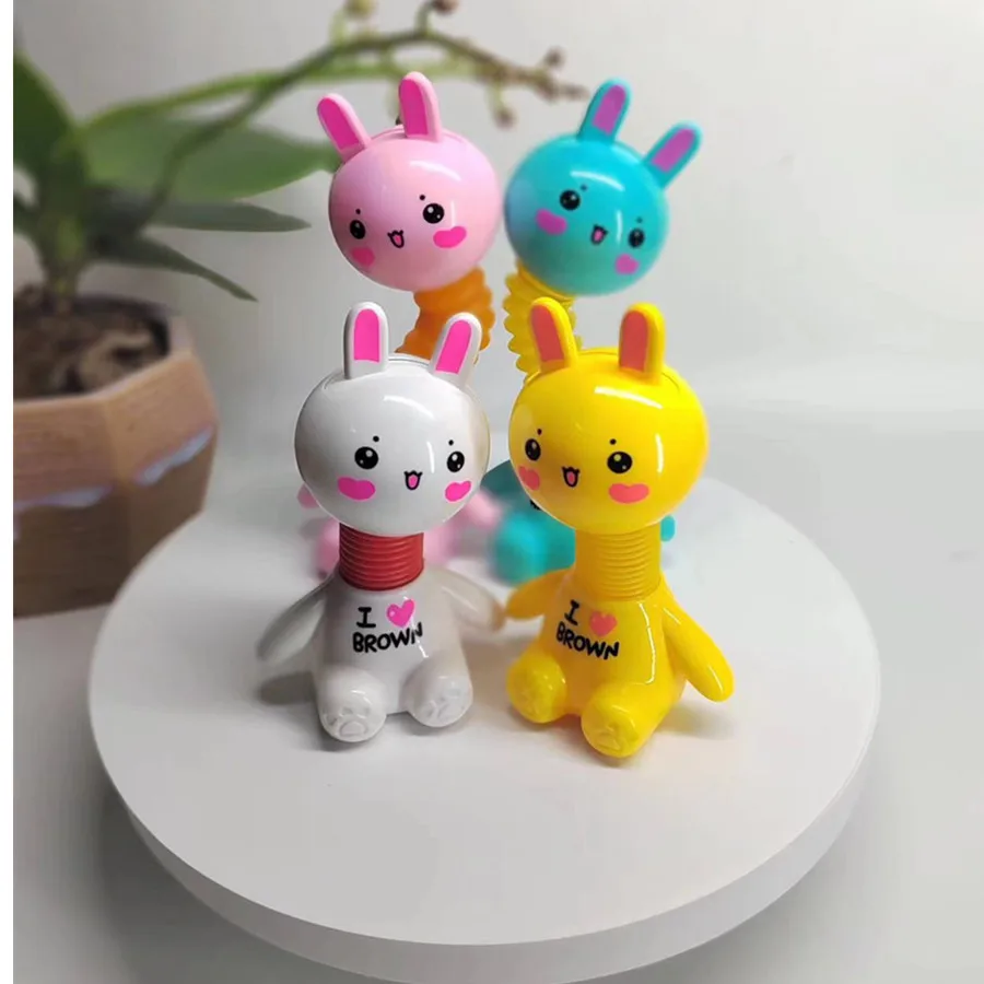 Novelty Toy Stress Relieving Expansion Tube Rabbit DIY Scalable White Rabbit Stress Relieving Creative Interaction 6