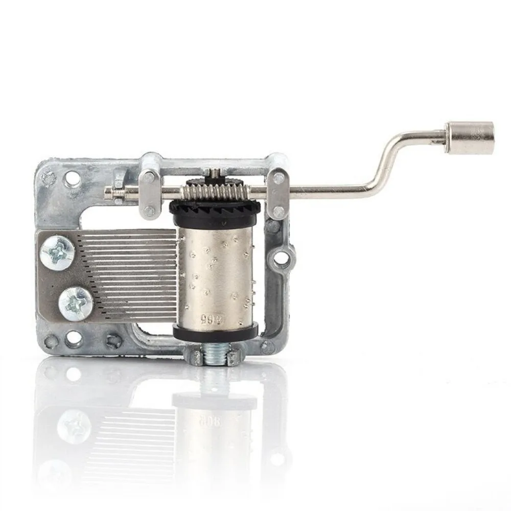 Mini Hand Cranking Music Movement DIY Music Box Decorative Collectibles 14 Designs Music Available Cute Christmas Gift with box 6