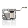 Mini Hand Cranking Music Movement DIY Music Box Decorative Collectibles 14 Designs Music Available Cute Christmas Gift with box 6
