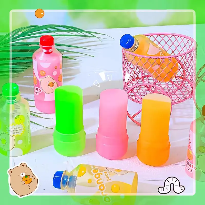 Aesthetic stationery Juice shape funny Erasers rubber back to school acsesories Cute stationery items pencil eraser