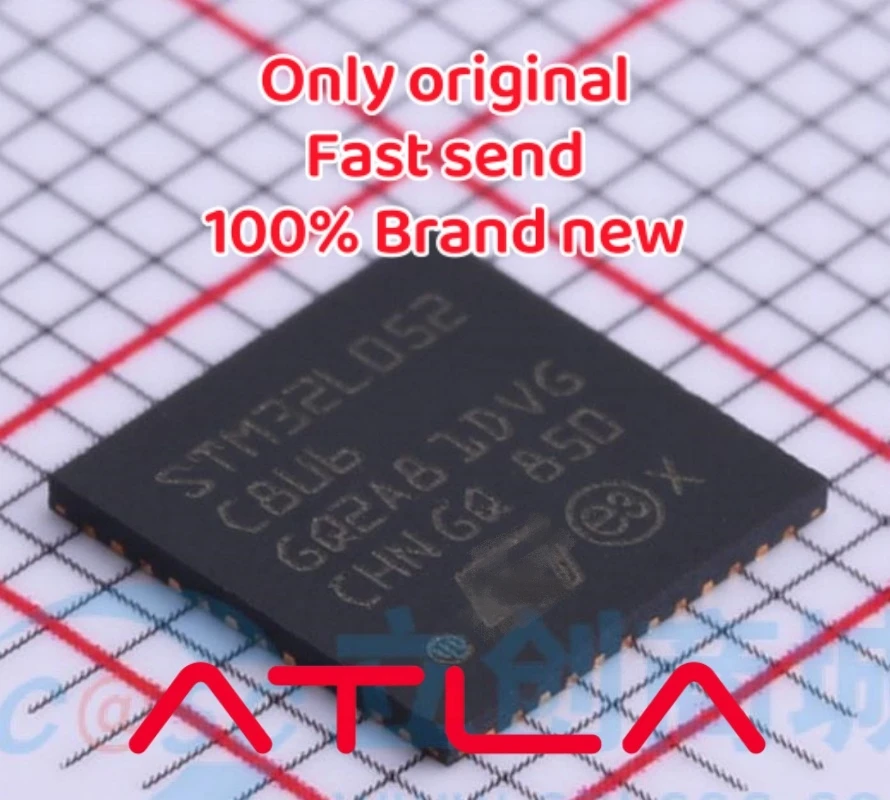 

STM32L052C8U6 IC MCU 32BIT 64KB FLASH 48UFQFPN
