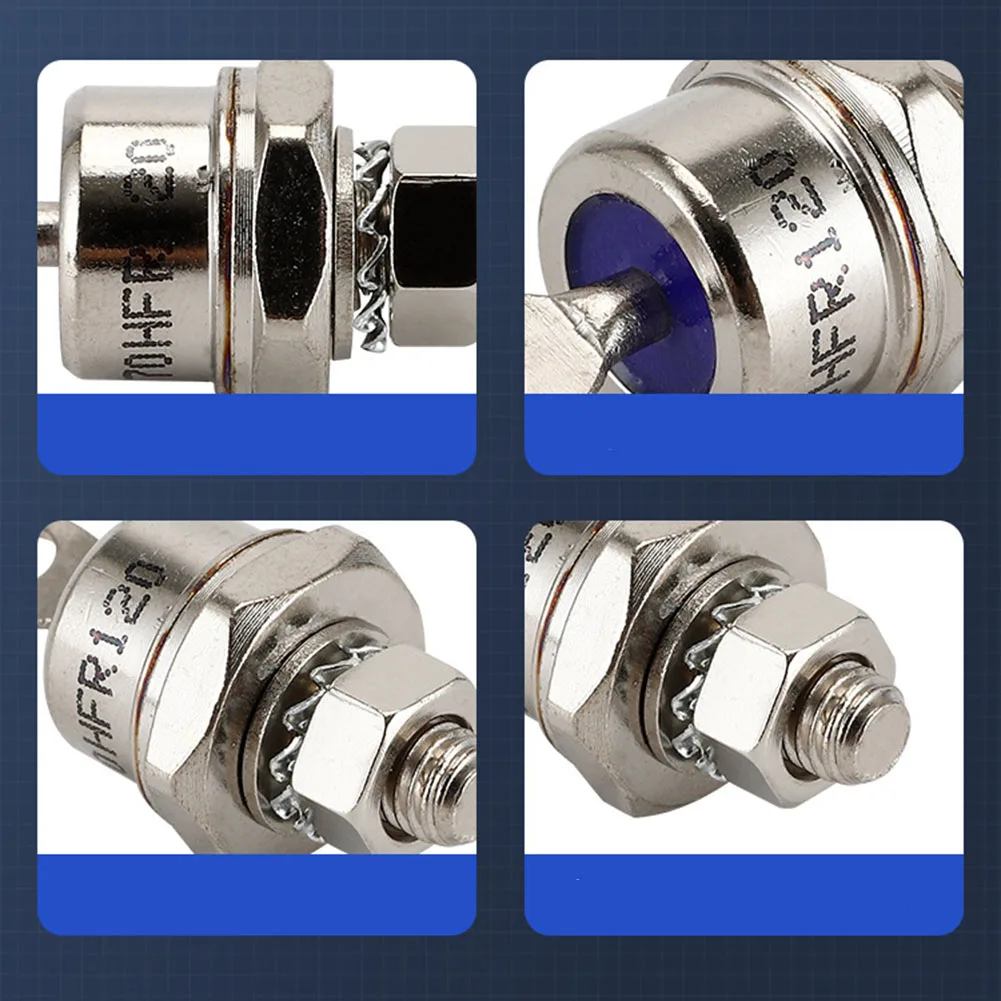 1개 85A/40A/25A 1200V 양극/음극 스터드 마운트 다이오드 정류기 배터리 충전용 정류 다이오드 부품