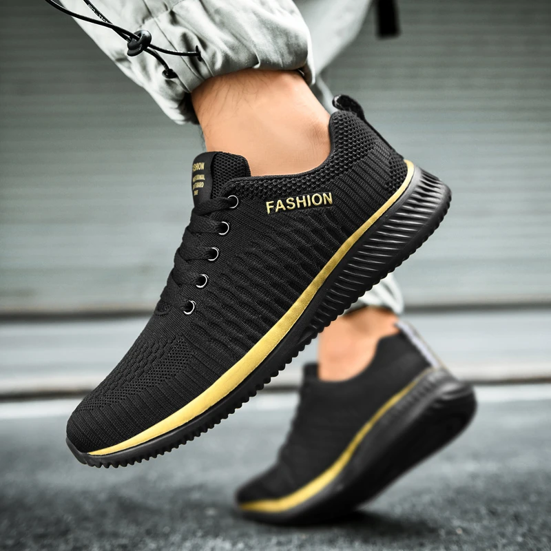 JINTOHO Zapatillas deportivas transpirables para hombre y mujer, zapatos masculinos para al aire libre, baratas, color negro|Zapatillas de correr| - AliExpress