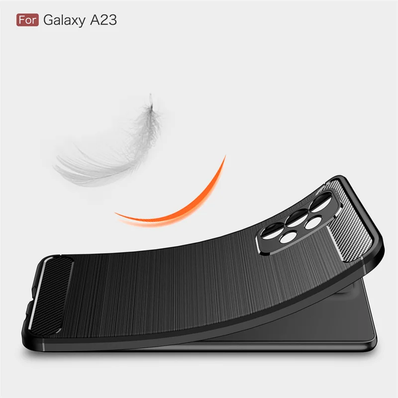 Matte Soft TPU Carbon Fiber Phone Case - Sleek Durable Back Cover