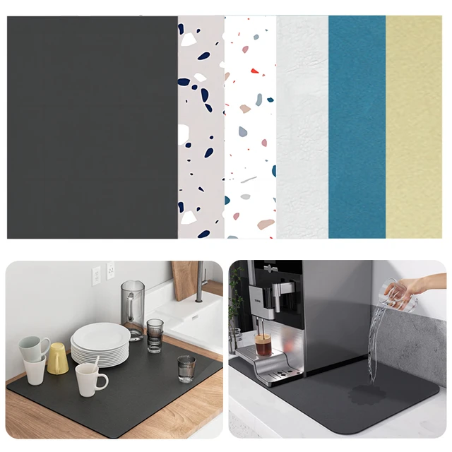 Rubber Mat Kitchen Countertop Slide Mat for Appliance Coffee