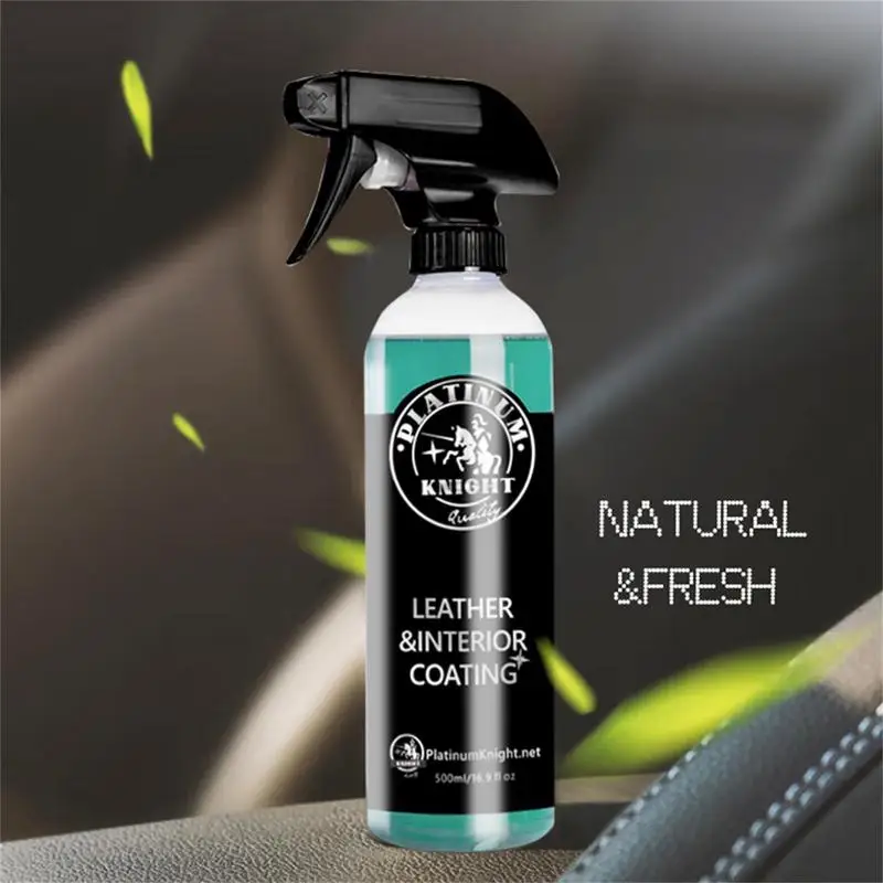 Car Leather Cleaner 500ml Car Seat Stain Remover Soft Anti Scratch Dirt  Cleaner Auto Plastic Renovator Spray Accessories - AliExpress