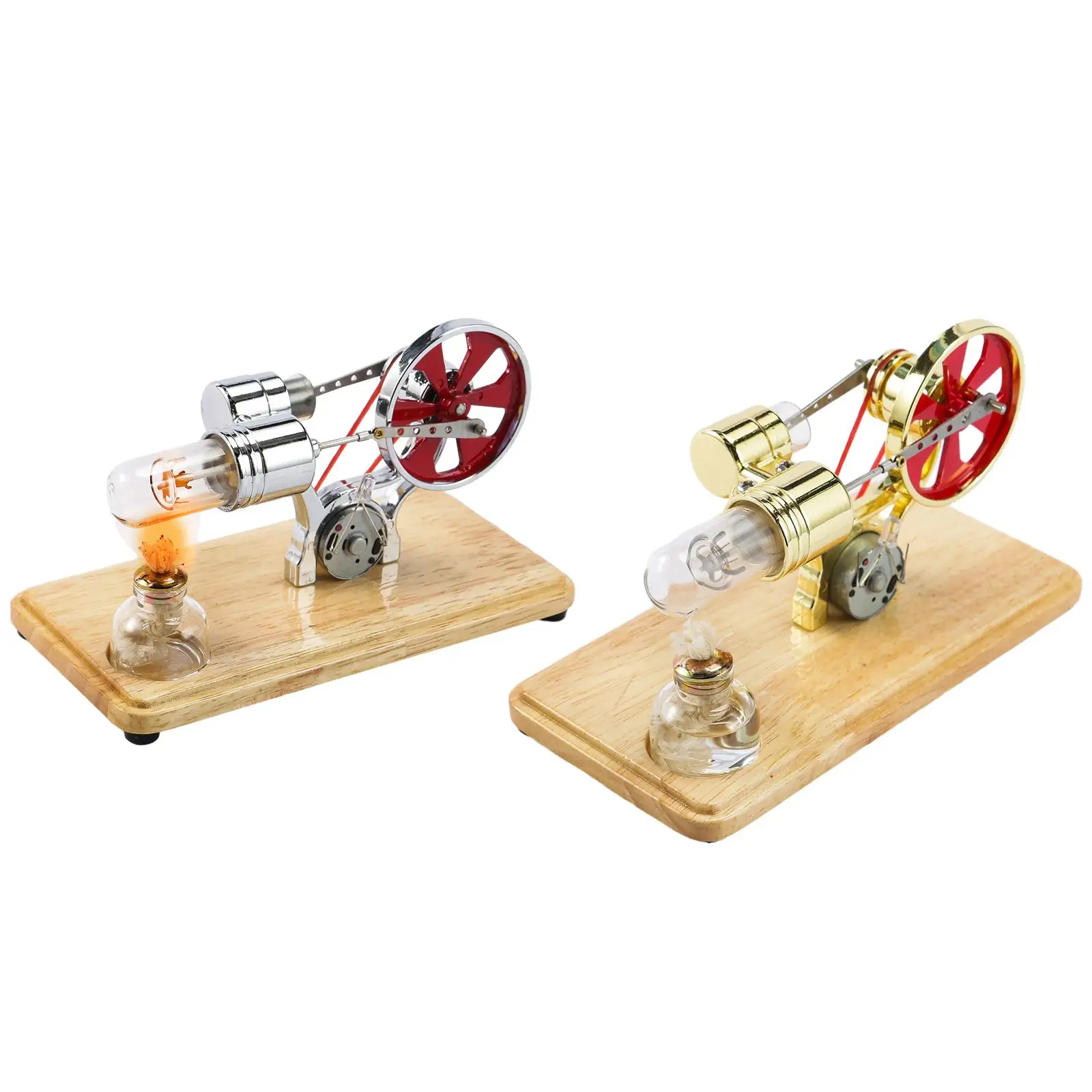 

Engine Model Kits with Led Lights Heating Engine Scientific Hot Air Gift Science