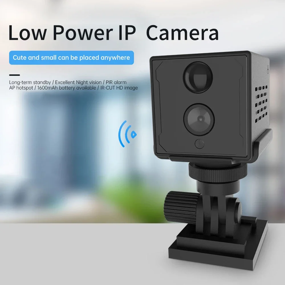 WiFi Battery Powered Portable Home Security Camera Live