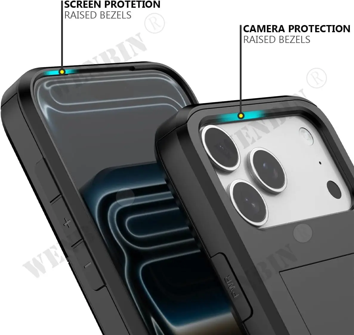 Sleek Wallet Card Holder Case with Heavy-Duty Protection