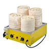Steamed Buns Machine 4 Holes Electric Steamer Steaming Dumpling Furnace Desktop Automatic Pot for Steaming Food 220V 3