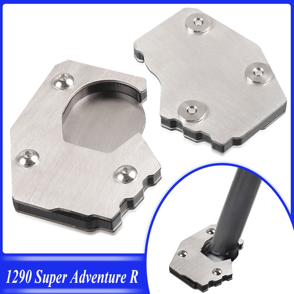 

NEW For 1290 Super Adventure R 2022+ Motorcycle Accessories Aluminium Kickstand Extension Plate Flat Foot Side Stand Enlarge Pad