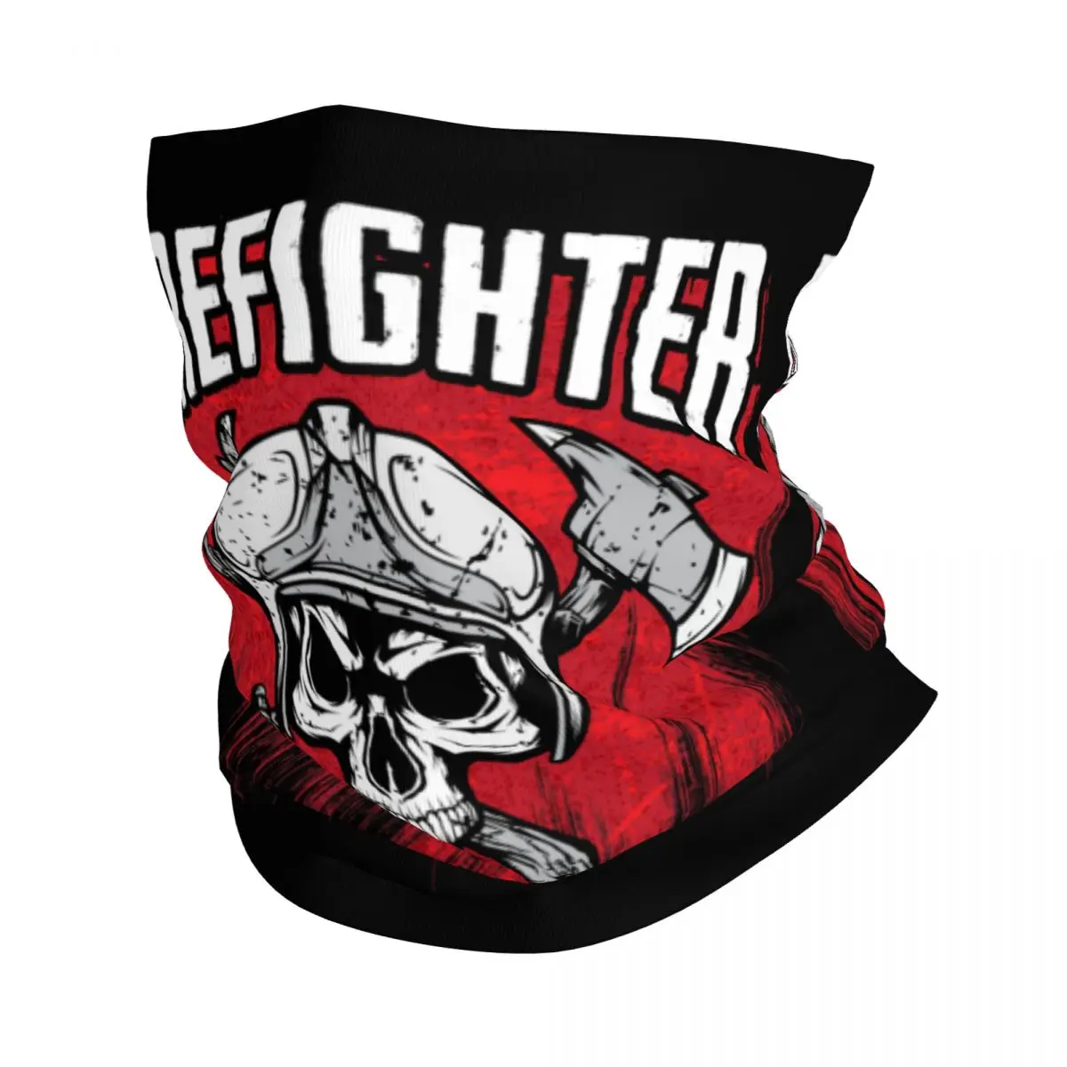 

Firefighter Skull Bandana Neck Cover Printed Fireman Gift Balaclavas Magic Scarf Headband Outdoor Sports Unisex Adult Windproof