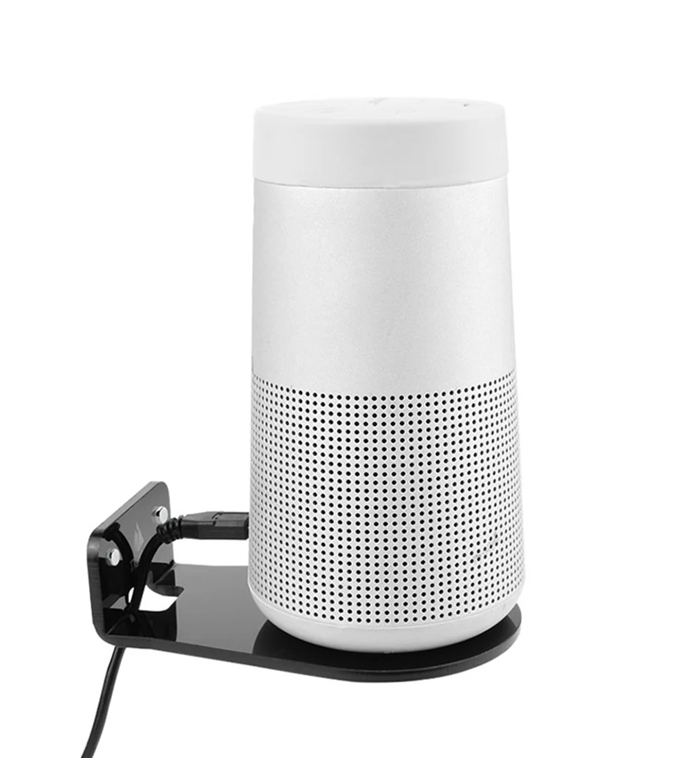 Acrylic Wall Speaker Bracket for Bose SoundLink Revolve II Stand Revolve+ Speaker Holder Base Support Frame Storage Rack