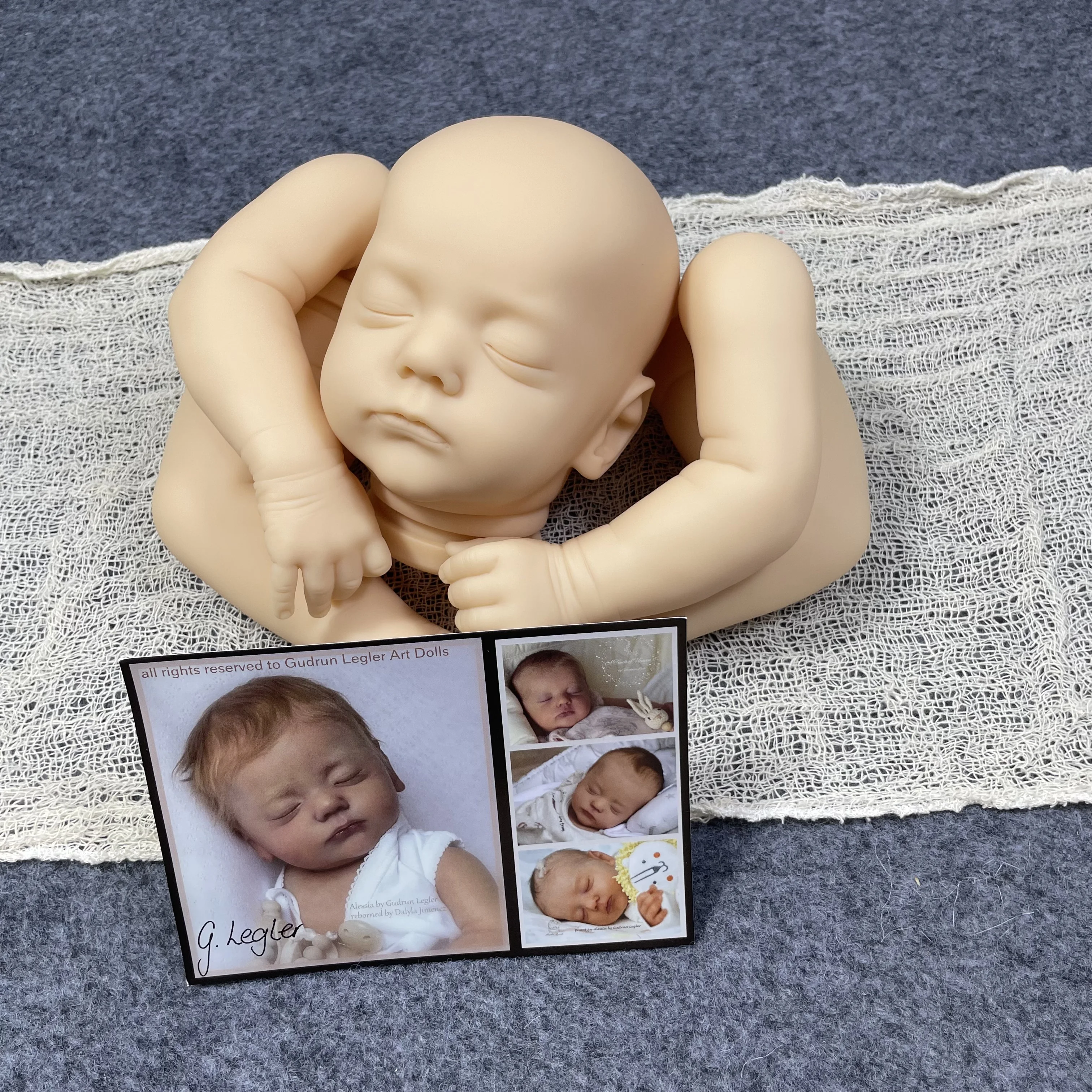 New Alessia Reborn Doll Kit 20 Inch Reborn Baby Vinyl Kit