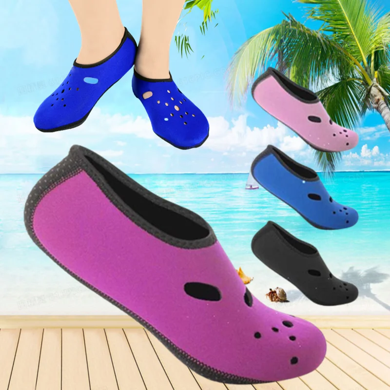 Men Women Skin Water Shoes Aqua Beach Socks Yoga Exercise Pool Swim Unisex  Adult
