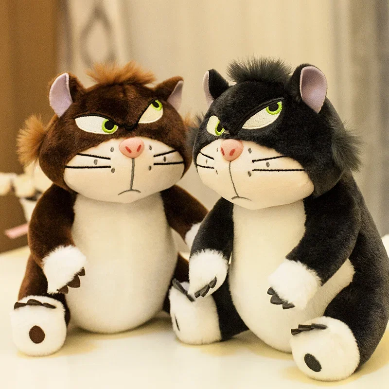 12cm Kawaii Disney Lucifer Plush keychain Doll Bag Pendant Cute Plush Stuffed Toys Backpack Pendant Birthday Gifts For Children 3