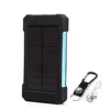 H  020000mAh Solar Power Bank Portable External Battery Double USB Fast Charging Powerbank Phone Charger For Smart Mobile Phone 5