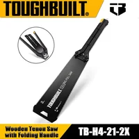 TOUGHBUILT  Folding Handle Japanese-style Wooden Tenon Saw Japanese Dowel Saw with Folding Handle Hand Tools TB-H4-21-2X 1