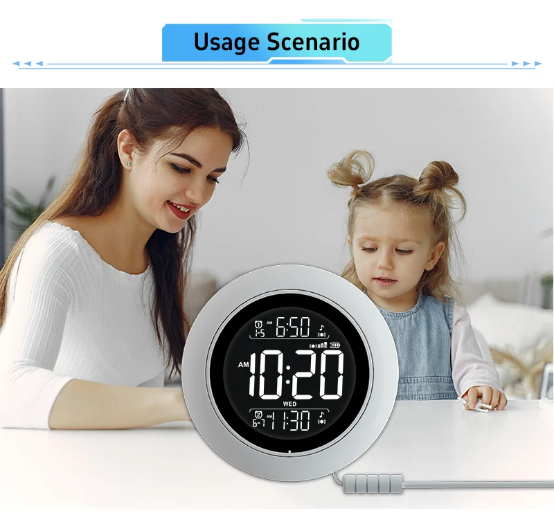 Clock in Bedroom