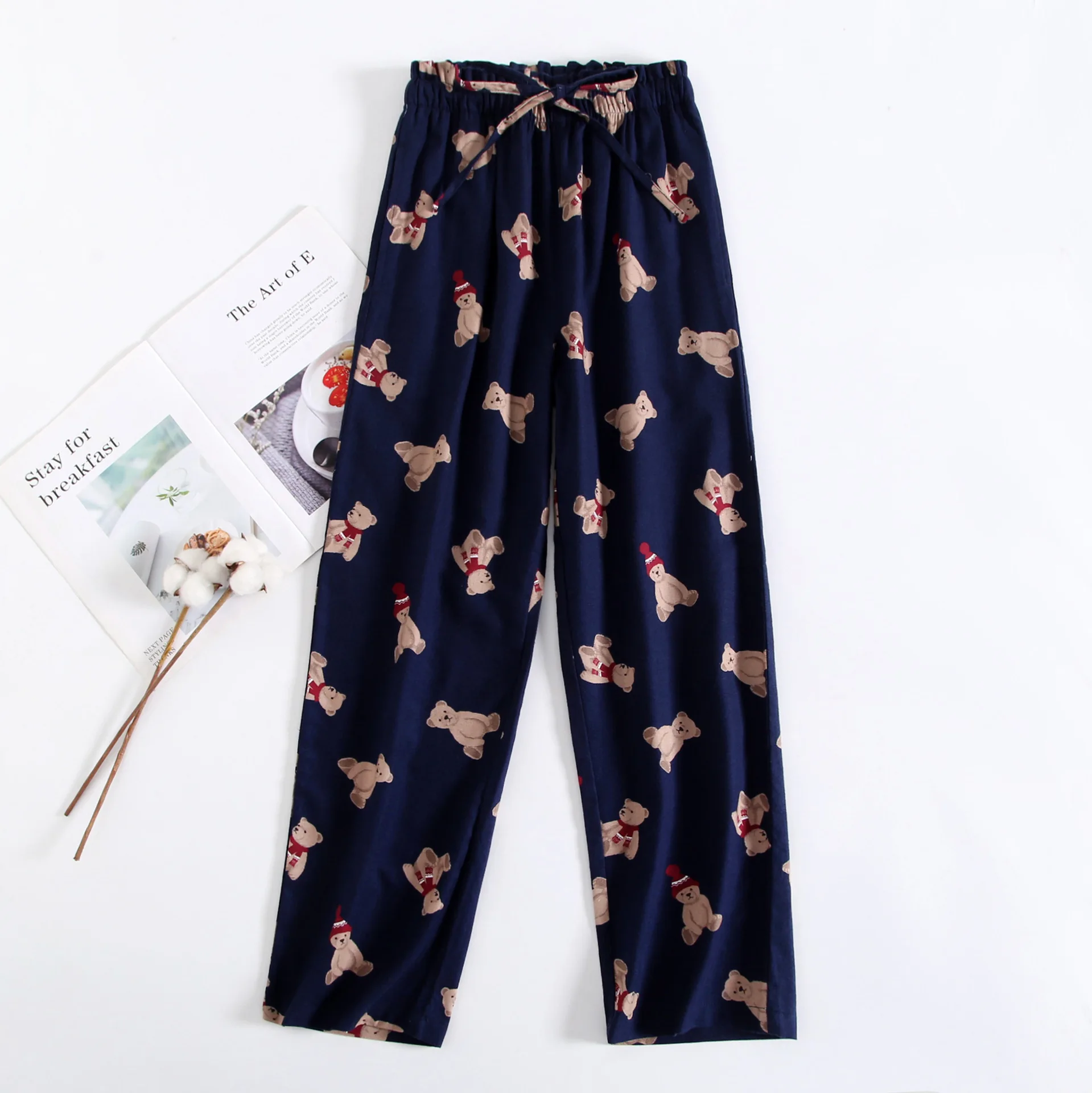 Spring Autumn Cotton Sleepwear Pant Comfortable Modal Loose Pajama Pants  Women Casual Night Wear Lantern Pant Lounge Trousers - Sleep Bottoms -  AliExpress