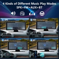 BEPOCAM 8.1 ''écran Carplay pour voiture sans fil CarPlay Android Auto lecteur vidéo multimédia autoradio universelle AUX FM autoradio 6