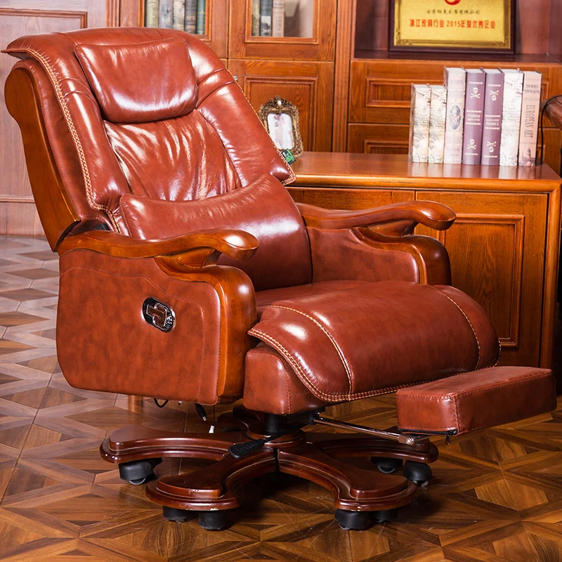 Modern Recliner Office Chairs Living Room Accent Reading Rolling Leather Office Chairs Cushion Cadeiras De Gamer Rome Furniture leather armchair office chairs comfy floor siege armrest gaming office chairs rolling accent sillas de oficina rome furniture