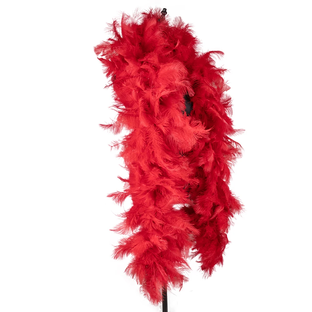 Large Colored The Whole Ostrich Feather Boas Customized 2Meter Ostrich Boa  Wedding Party Decor Scarf Shawl Show Stage Props