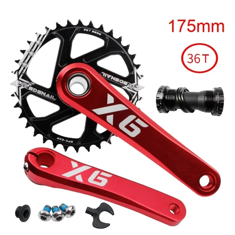 Manivelle VTT Trail - Longueur 165/170/175mm, Broche CNC, Pour DH/AM/XC, Neuve Sous Emballage