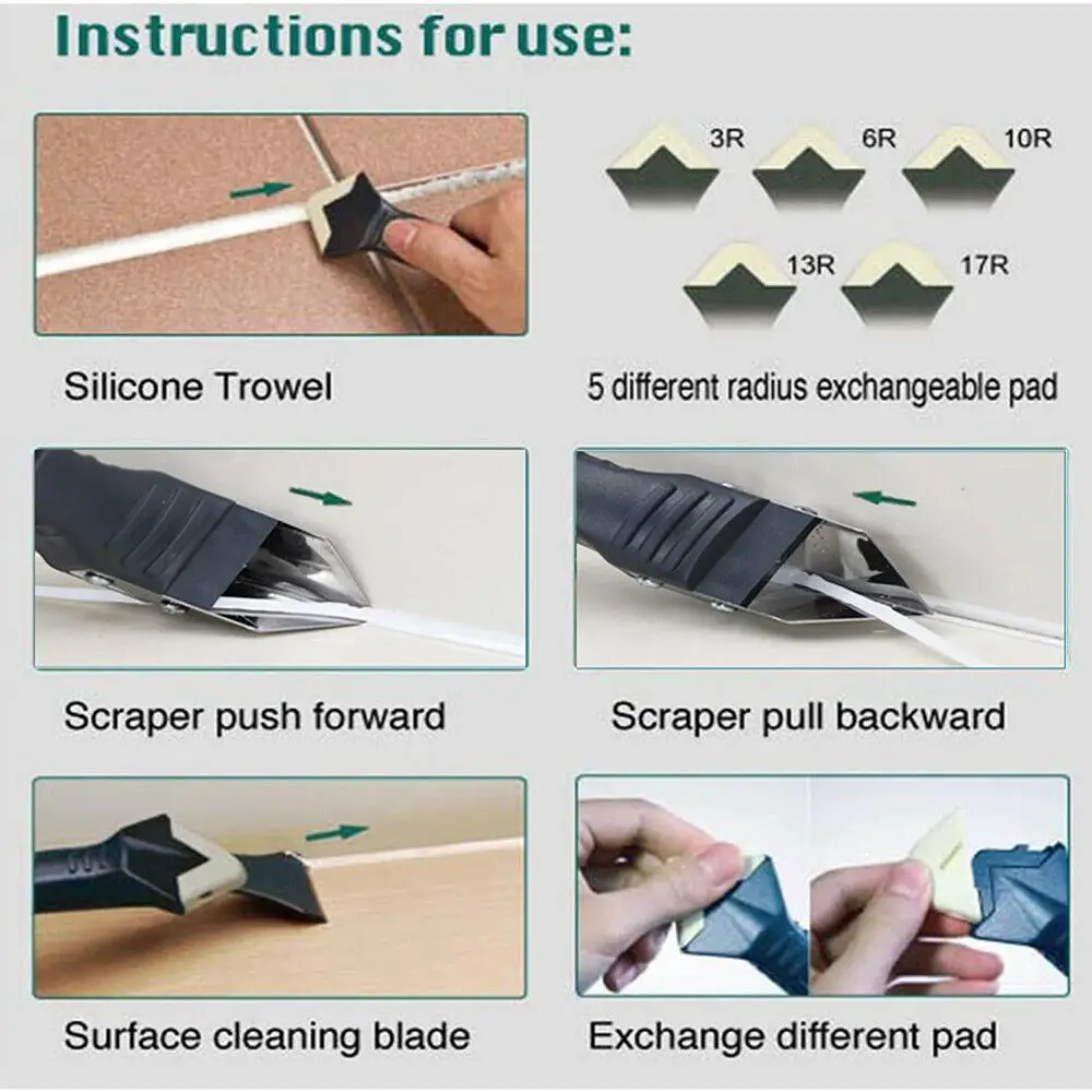 (Summer Hot Sale-50% Off) – 3 In 1 Ultimate Caulking Tool