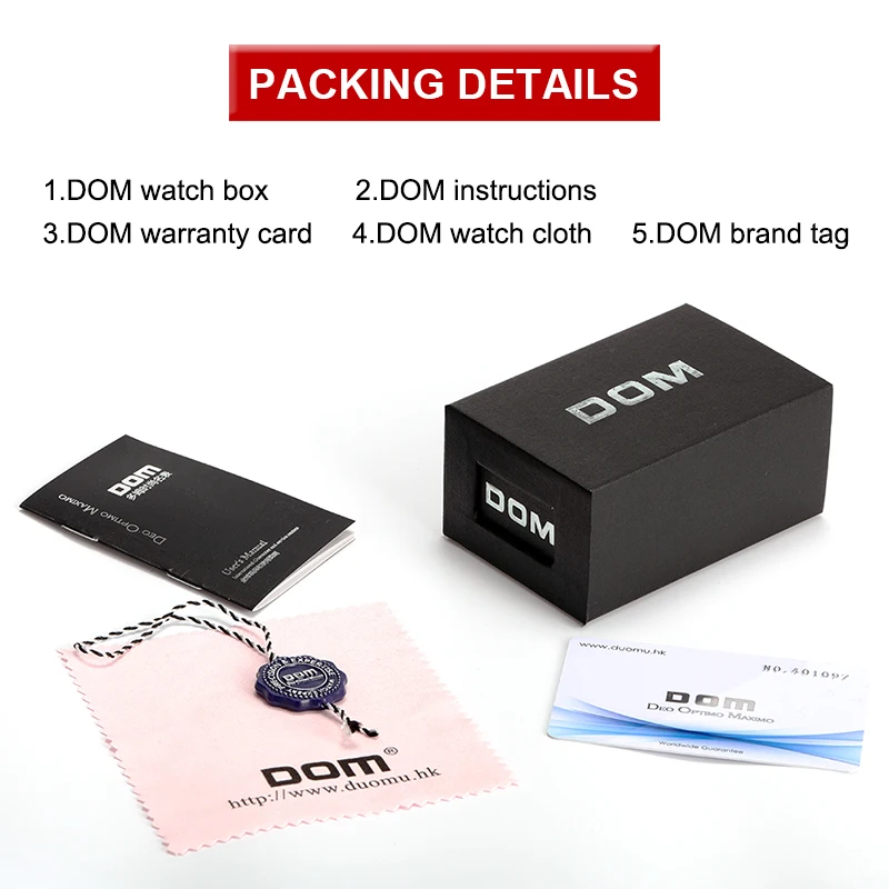 DOM Fashion Watch Men Waterproof Slim Mesh Strap Minimalist Wrist Watches For Men Quartz Sports Watch Clock M-435