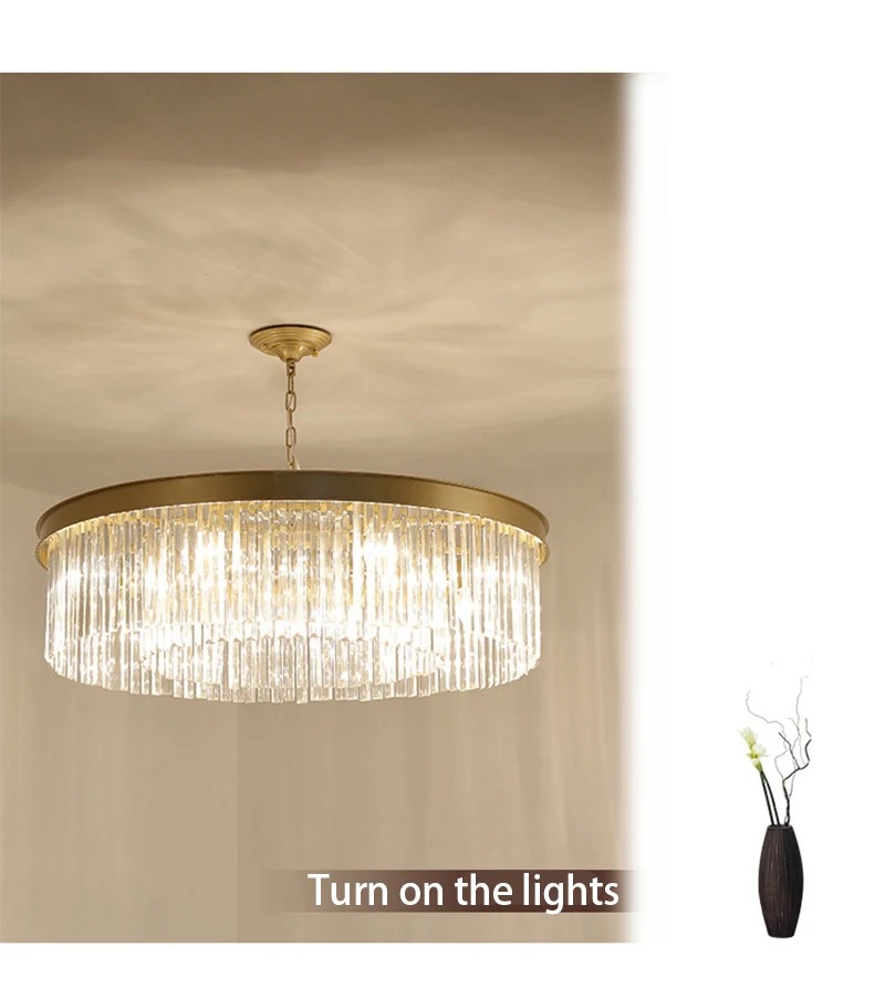 リモコン付きクリスタルシャンデリア 50cm 楽天市場】【期間限定pt3倍】シャンデリア モダン風 クリスタル 9灯