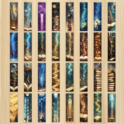 Elegant Magic Bookmark Collection - DIY Reading Markers for Book Lovers, Students, and Teachers (Mixed Color)