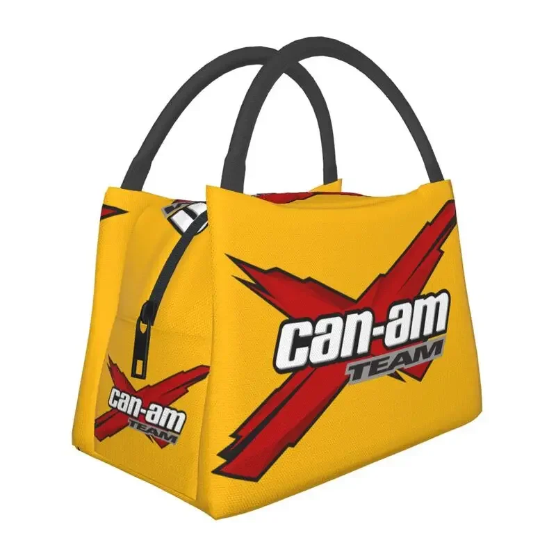 

Изолированные сумки для обеда с логотипом Can Am BRP ATV, для работы, офиса, портативный термоохладитель, Ланч-бокс для женщин