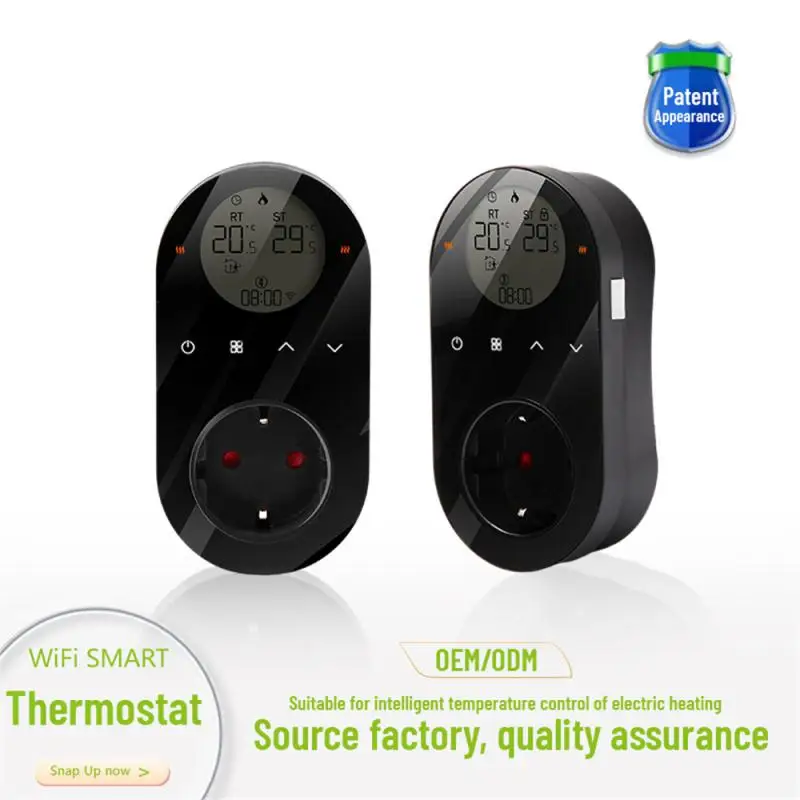 

Smart Thermostat Energy-saving High Precision Temperature Control Convenient Innovative Wifi Smart Thermostat Plug Socket Modern