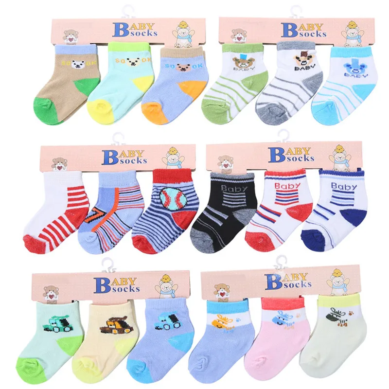 Calcetines de malla de algodón para bebés y niñas, calcetines bonitos para recién nacidos, accesorios de ropa para bebés de 0 a 2 años, lote de 6 pares