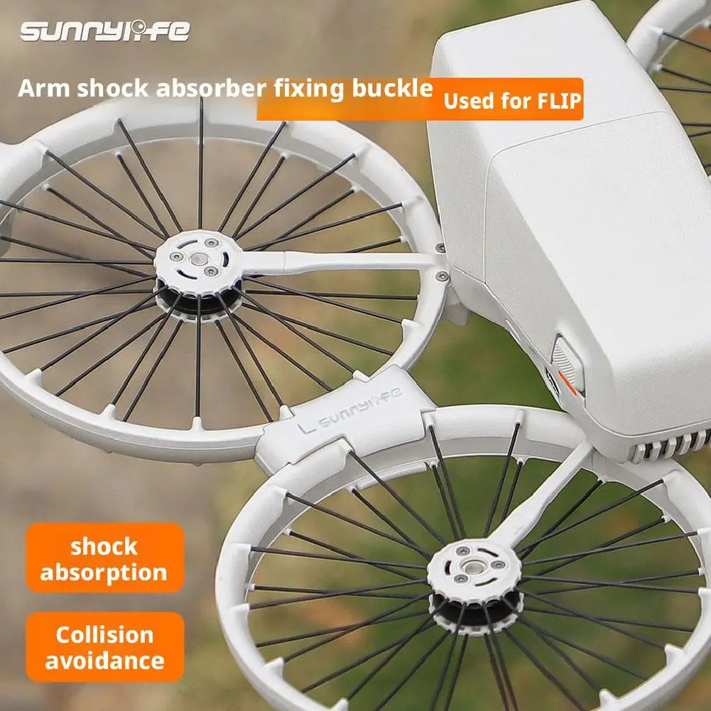 DJI 플립 쇼크 업소버 고정 버클, 드론 흔들림 방지 및 충돌 방지 업소버 빠른 분해 액세서리 1세트