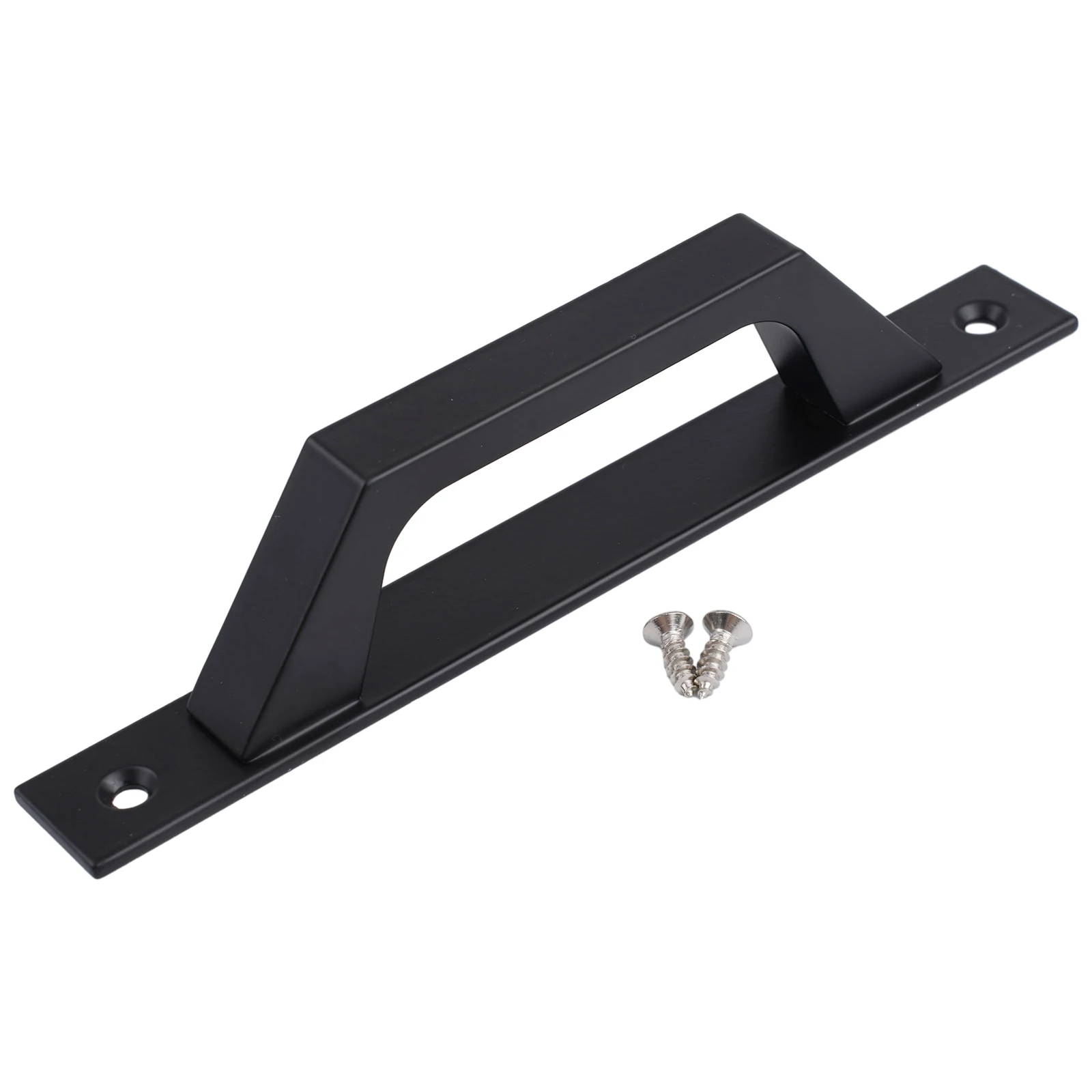 HardwareBarnDoorHandleForExteriorAndInteriorBlackIronHandle