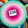 1500g/group Gradient Color Plus Sticky Pure Cotton Cake Thread DIY Hand Knit Shawl/rainbow Blanket/Lace Waffle Blanket Thread 2