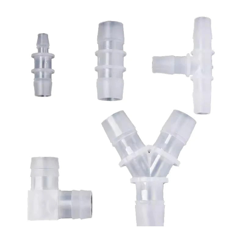 8/12/16/mm Elbow Connectors Aquarium Tank Fittings Plastic Three-way Converter Head Pipe Straight Reducer Soft Tube Adaptor