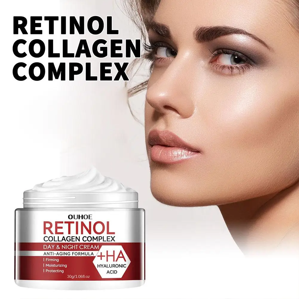 

30g Retinol Wrinkle Removing Cream Anti Aging Firming Lifting Fade Fine Lines Moisturizing Skin Care for women face Care T7C0