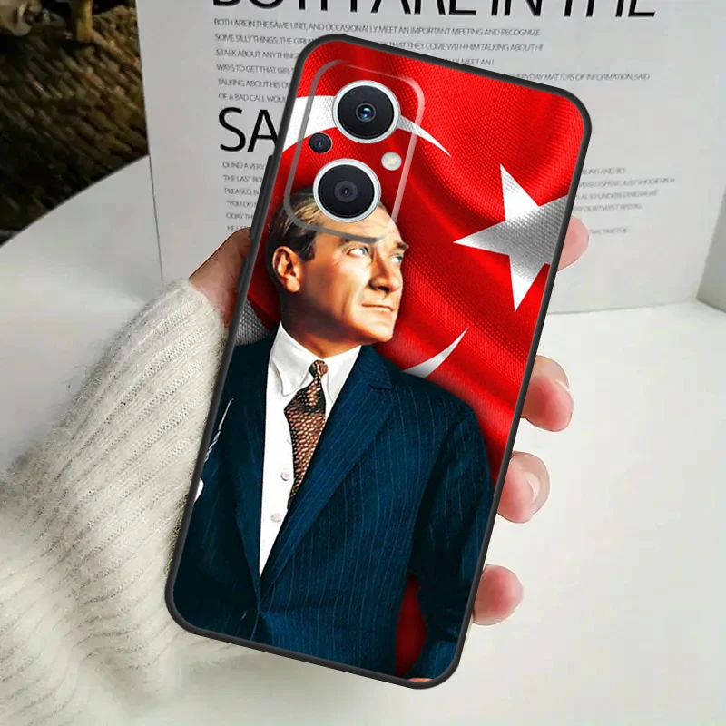 Фото Турция Mustafa Kemal Ataturk чехол для OPPO Reno 8 7 6 5 4 Lite 8T 5Z 4Z 10 11F OPPO Find X5 X6 Pro X2 Neo X3 Lite Cover №5