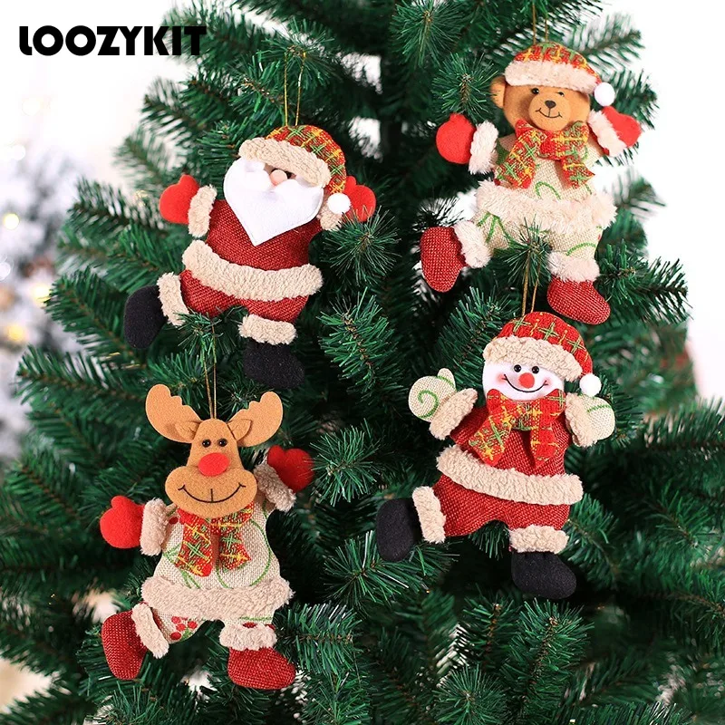 

Christmas Decorations for Home Pendants Navidad Christmas Tree Ornaments Hanging Doll Craft Decor Kids Gift Christmas Gift